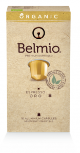 Belmio Organic Aluminium coffee capsules